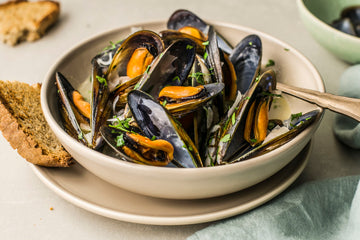 White Wine Mussels